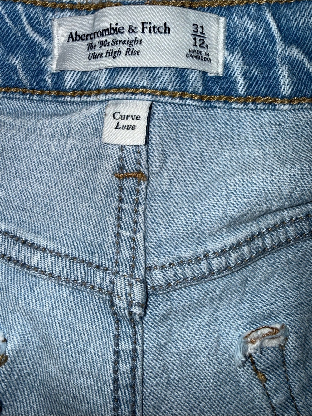 Abercrombie & Fitch 90’s Straight Leg - Picture 3 of 5
